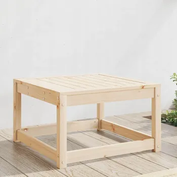 Zahradní podnožka, masivní borové dřevo