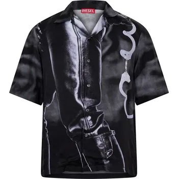 Tričko Diesel Black Black 1219451 L (50)