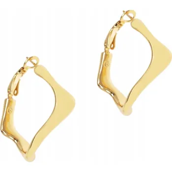 Náušnice Nenápadné asymetrické Náušnice ve tvaru čtverec (P4500AU)