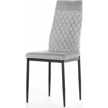 Jídelní židle Židle Lugano šedý velur 1 ks