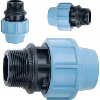 Vodovodní potrubí ŠROUBOVÉ SPOJENÍ FI 40x1 1/2" VNĚJŠÍ ZÁVIT PRO PE VODNÍ TRUBKY