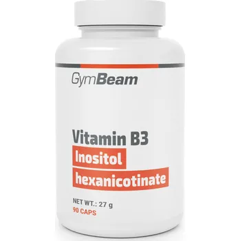 GymBeam Flush-free Niacin (Vitamin B3) 90 kaps. 90 kaps.