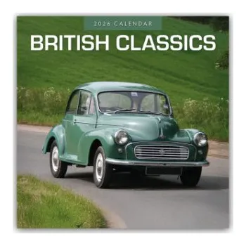 Diář British Classics - Klassische britische Autos 2026 - 16-Monatskalender (EN)