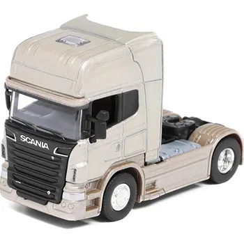 Hračka Scania R730 V8 2011 tahač zlatý 1:64 - Welly Scania V8 R730 - model auta