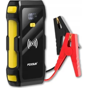 Powerbanka Startovací zdroj Foxsur 39800 mAh 1200 A s QI nabíječkou