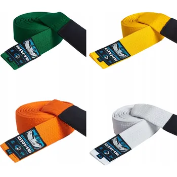 Pásek na kimono Ground Game Dětský BJJ pásek K2 Zelený