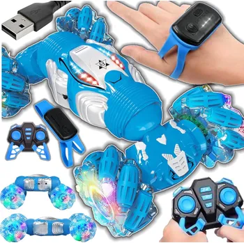 RC model auta AUTO NA DÁLKOVÉ OVLÁDÁNÍ GESTY R/C PILOT 4x4 LED SVĚTLA DRIFT CAR