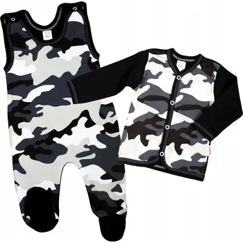 Dupačky SOUPRAVA DUPAČKY + KABÁTEK MASKÁČOVÝ 74 KLEKLE