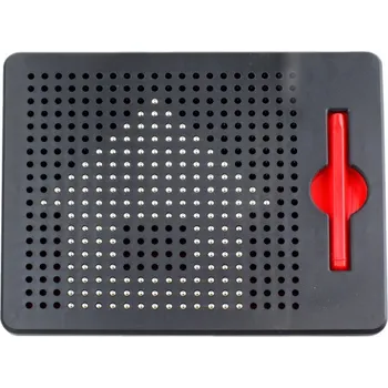 Magnetická kreslící tabulka MINI MAGNETICKÁ TABULKA MAGPAD S KULIČKAMI ČERNÁ