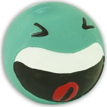 Hračka pro psa Akinu Latexový míč smile hračka pro psa modrý 6,5 cm