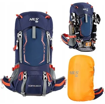 turistický batoh Batoh turistický batoh Nils Camp NORTHLAKE NC1993 30+10 l - granátově modrý