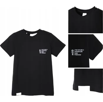 Chlapecké tričko CHLAPECKÉ TRIČKO T-SHIRT NA TĚLOCVIK BAVLNA BONITO černé 140