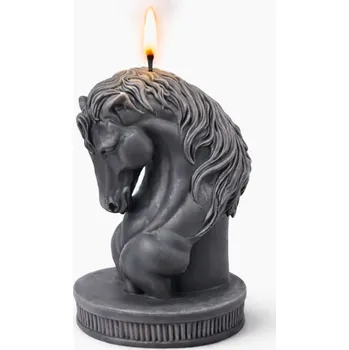 Svíčka Svíčkománie3D Vonná svíčka Kůň 200 g Šedá