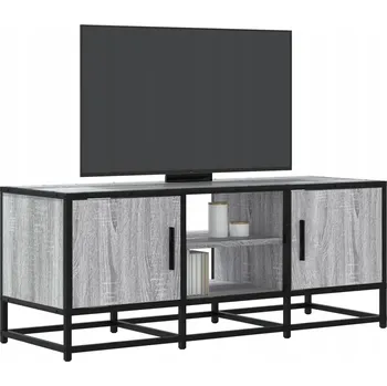 Televizní stolek TV stolek, šedý dub sonoma, 100x35x41 cm