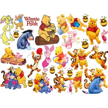 Odstranitelné tetování Tetování medvídek Pú a přátelé Monster Tattoo 1 ks