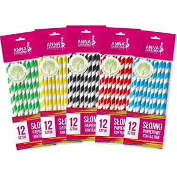 Brčka na pití Stella Pack 12 kusů červená