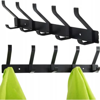 Věšák Černý kovový Šatní ramínko Verk Group