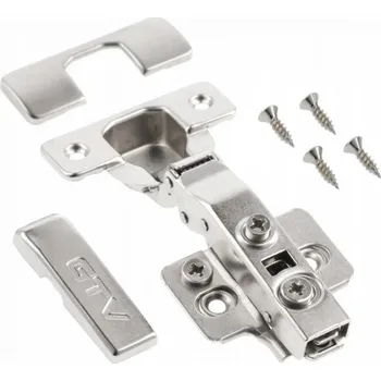 Nábytkové kování Naložený závěs GTV SILENTO PRO s s tlumením dovírání + vedení + krytky