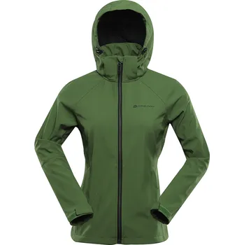 Dámská softshellová bunda Dámská softshellová bunda s membránou ALPINE PRO HOORA zelená 2XL