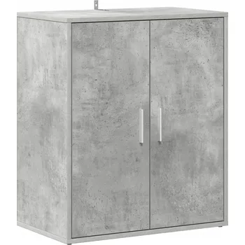 Botník Botník s 5 policemi, betonu šedý, 60 x 35 x 70 cm, nástěnný