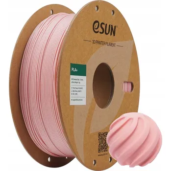 Filament ESun PLA+ Filament broskvově růžový 1.75mm 1kg papírová cívka Peach Pink