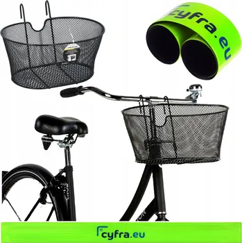 Košík na láhev Přední košík na kolo Dunlop černý