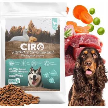 Krmivo pro psa Bezobilné Krmivo pro psy s kachnou, 60 % masa, 5 kg CIRO PREMIUM