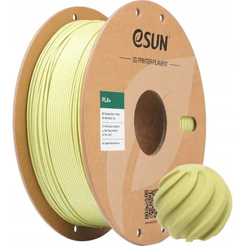 Filament ESun PLA+ Filament zelená hořčice 1.75mm 1kg papírová cívka