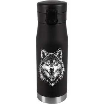 Termohrnek Termohrnek s personalizací, Dárek k narozeninám, stříbrný, WILK 034