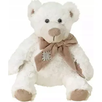 plyšák PLYŠOVÝ medvídek, 23 cm, JOE, s šálou