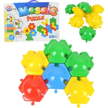 Puzzle Vzdělávací MOZAIKA SKLÁDAČKA VELKÉ DÍLKY PUZZLE