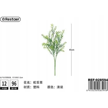 umělá květina Umělá rostlina hadovka 46 cm zelená dekorace