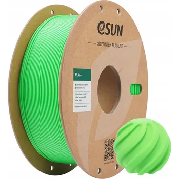 Filament ESun PLA+ Filament RGB zelený 1.75mm 1kg papírová cívka