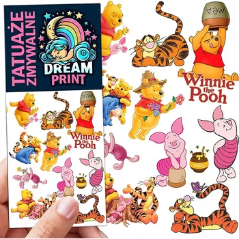 Tetování DOČASNÉ OMYVATELNÉ TETOVÁNÍ PRO DĚTI medvídek Pú