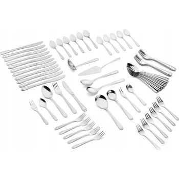 Příbor Německá sada příborů NEREZOVÁ OCEL do myčky 68 dílů pro 12 osob OSLO