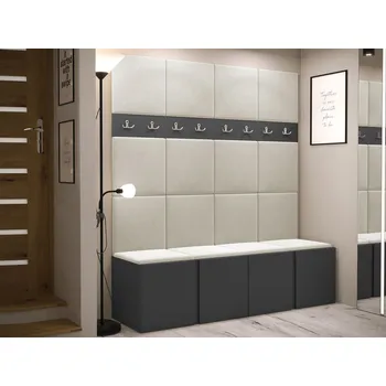 Předsíňová stěna Mirjan_zondo Předsíňová sestava Timothy V (grafit) (Manila 02)