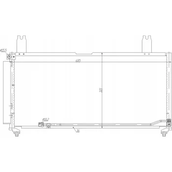 Klimatizace automobilu Hart 621 604 Kondenzátor klimatizace