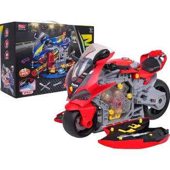 Dětský mechanik – interaktivní motocykl 2v1 se světly, zvuky a dýmem