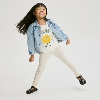 Dětská móda Reserved - Žebrované legíny - tělová - 790HN-02X - 790HN-02X-110