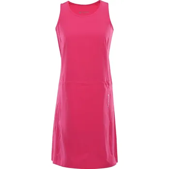 Dámské šaty Dámské rychleschnoucí šaty ALPINE PRO COLEENA růžová L