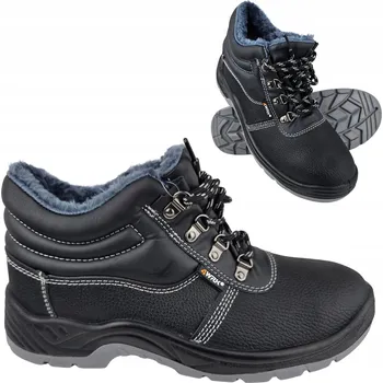 Pracovní obuv Pracovní obuv kotníková 4WRK ZIMNÍ PRACOVNÍ KOTNÍKOVÁ OBUV BOZP ZATEPLENÉ KOŽEŠINA ALGOL OB velikost 40