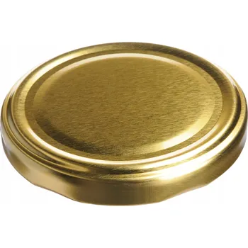 Sklenice ŠROUBOVACÍ VÍČKA Zlatá víčka na sklenice FI 66/4 5222