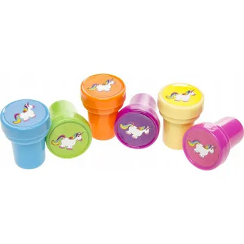 Dětské razítko Plastové razítka - jednorožci pro děti, různé vzory, mix Razítka