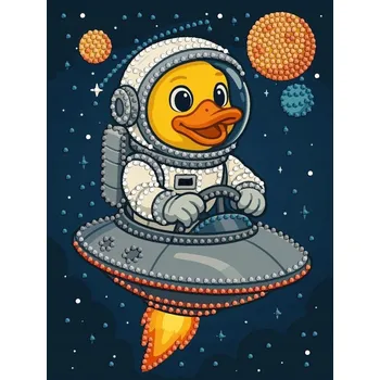 Obraz Sada 5D Diamantová mozaika s částečnou výplní IDEYKA, 15×20 cm