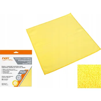 Utěrka Profesionální utěrka z mikrovlákna 38x35 cm, žlutá