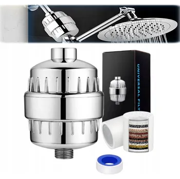 Sprchový filtr Sprchový filtr na vodu, změkčovač vody do sprchy + náhradní náplň