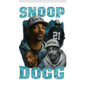 Obraz Nažehlovačka Termo Aplikace Nálepka na Oblečení SNOOP DOGG RAPER