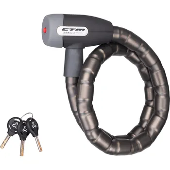 Zámek na kolo Zámok článkový CTM CAGE, 25x1000mm