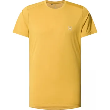 Pánská móda Pánské ultralehké triko Haglöfs L.I.M Tech - žlutá Velikost: M