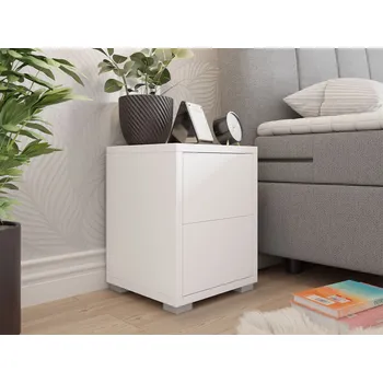 Noční stolek Mirjan_zondo Noční stolek Alkyra N2SZ AK08 (bílá)